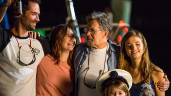 Mary Movie: Mike, Sarah, David, and daughters Lindsey and Mary celebrate their new sailboat