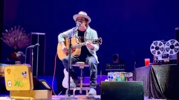 Matter of Time: Eddie Vedder on stage.