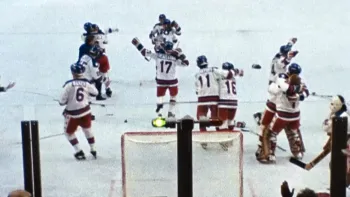 Miracle: The Boys of ‘80: The team celebrates a play.