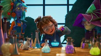 Monster Mia movie: Mia tries to make a potion in class