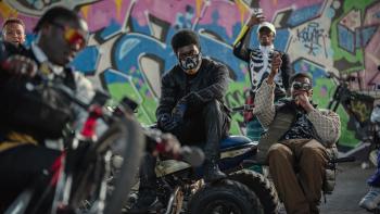 The Kitchen: A group of young teens on motorbikes.