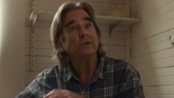 The Neon Highway Movie: Beau Bridges, as former country star Claude Allen, speaks excitedly