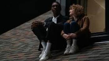 Never Change!: Gary Richardson and Jo Firestone on a rooftop.