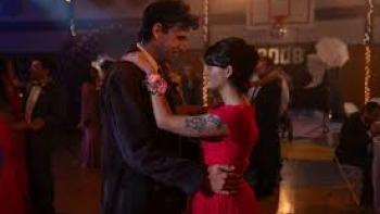 Never Change!: John Reynolds and Sofia Black-D’Elia dance at the prom.