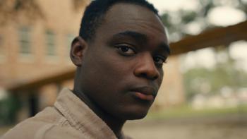 Nickel Boys movie: Ethan Herisse looks pensive