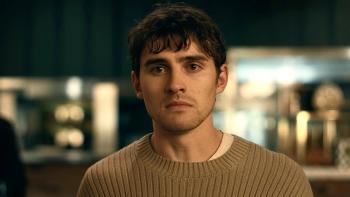 Obsession Movie: Bear (Michael Johnston) has a concerned look on his face.