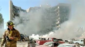 The Oklahoma City Bombing: American Terror: Devastation after bombing