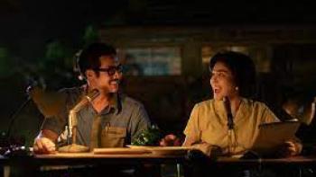 Once Upon a Star: man and woman dub a movie