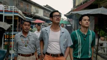 Once Upon a Star: 3 men walk outside