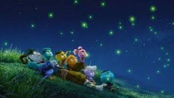 Out of the Nest Movie: Characters look up at night sky