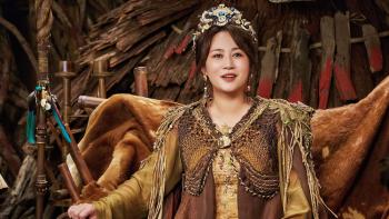 Panda Plan 2: The Magical Tribe Movie: The Chieftain (Ma Li) looks pleased as she sits on her throne