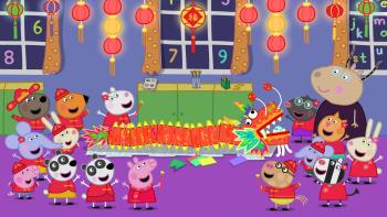 Peppa Pig Celebrates Chinese New Year Movie: A big celebration with the dragon and all of Peppa's friends