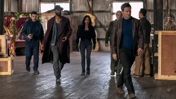 Play Dirty: A group of criminals in a warehouse.