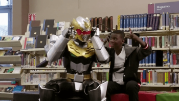 Power Rangers Megaforce: The Robo Knight Before Christmas Movie: Scene #4