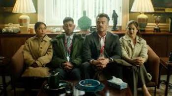 Preschool: Two couples on a couch.