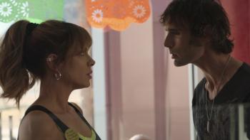 Prisoner's Daughter Movie: A man and a woman argue inside a house