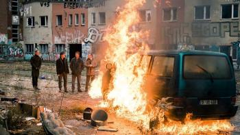 Four Against the Bank Movie: Scene #1