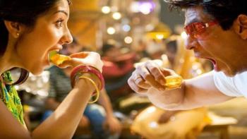 Rab Ne Bana Di Jodi: An Indian woman and man eating spicy golgappa