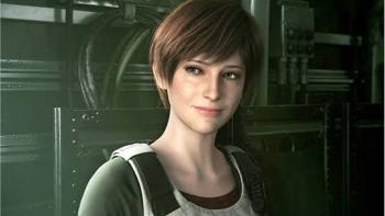 Resident Evil: Vendetta: A smiling character with short hair in a green and white outfit.
