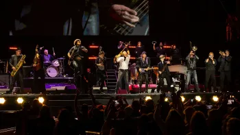 Road Diary: Bruce Springsteen and the E Street Band: The band performs.