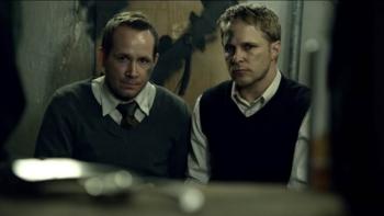 The Saratov Approach Movie: A bruised Tuttle (Corbin Allred, left) and Propst (Maclain Nelson) appear to be under threat