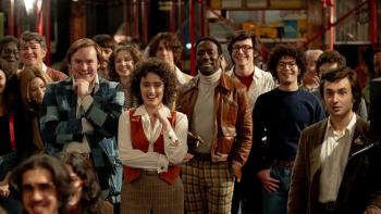 Saturday Night movie: Cast and crew members watch from behind the scenes