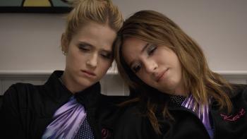 She Dances movie: Best friends Claire (Audrey Zahn) and Kat (Mackenzie Ziegler)