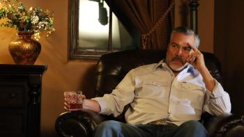 Shrapnel Movie: Vic Garza (Mauricio Mendoza), the leader of the Los Mercenarios