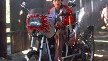 Silver Bullet movie: White boy on bike