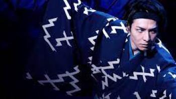 Actor Toma Ikuta in Kabuki stage performance