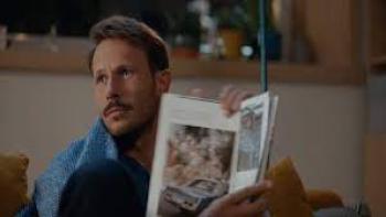 Squared Love All Over Again Scene 3: Man reads newspaper