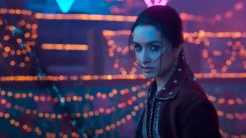 Stree 2: A shot of Shraddha Kapoor's unnamed woman looking determined as she is ready to face the monster, Sarkata