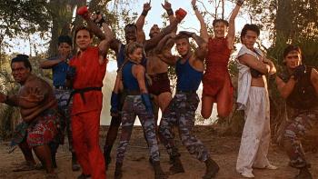 Street Fighter: Group shot of all the heroes looking excited