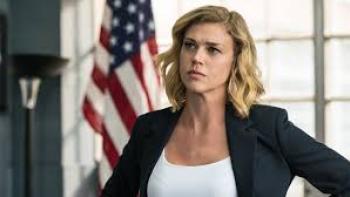 S.W.A.T.: Under Siege: White woman by American flag