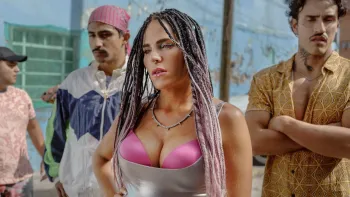 Technoboys: Karla Souza in a music video.