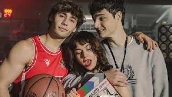 Tell Me Softly Movie: Male teen basketball player with 2 other teens