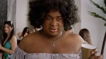 Terri Joe: Missionary in Miami movie: Terri Joe in sleeveless top