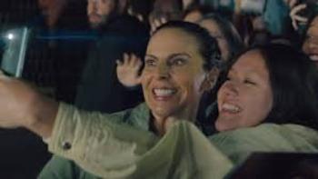 The Biggest Fan: Kate del Castillo and "fan" take a selfie.