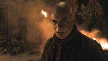 The Bluff: Temuera Morrison amid the fighting.