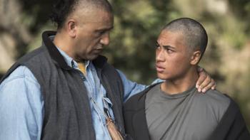 The Dark Horse Movie: A man talks to a teen boy