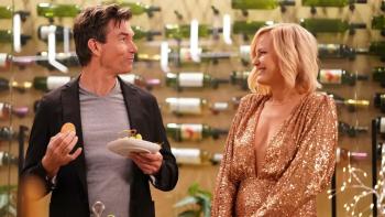 The Donor Party Movie: Jerry O'Connell and Malin Akerman flirt at a birthday party