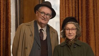 The Duke: Jim Broadbent and Helen Mirren smiling