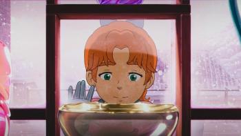 The Glassworker movie: Young Alliz peers into the Oliver Glass shop window