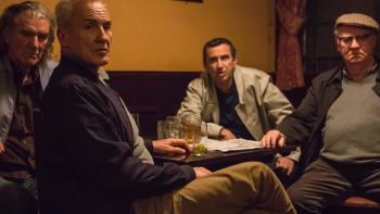 The Hatton Garden Job: Four elderly White British men sit round a pub table