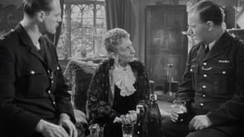 The Lavender Hill Mob: An elderly White woman speaks to two police officers