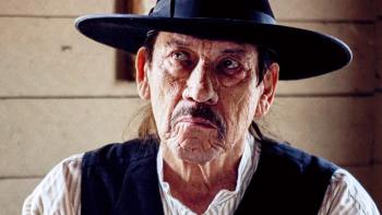 The Night They Came Home movie: Danny Trejo center scowls in black hat