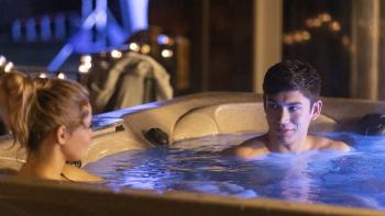 The Other Zoey Movie: Archie Renaux is with Josephine Langford in a hot tub