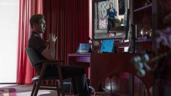 The Runner: Damian Lewis in his lair.