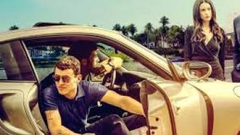 The Courier: Man in car with man outside