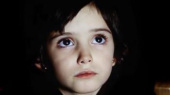 The Follies Movie: Closeup of young Mexican girl's face